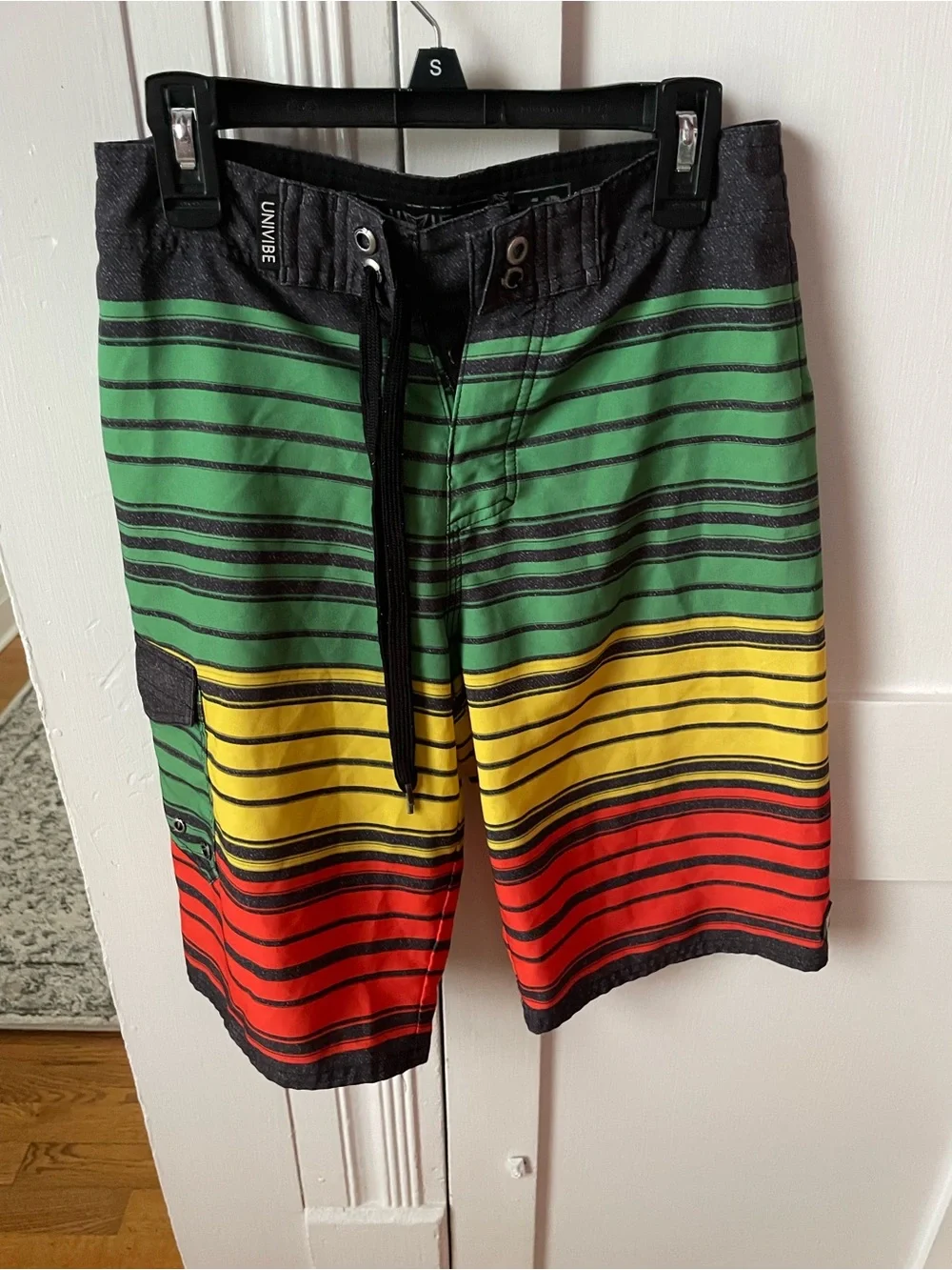 3 pair boys swimming trunks, 1 boys board short